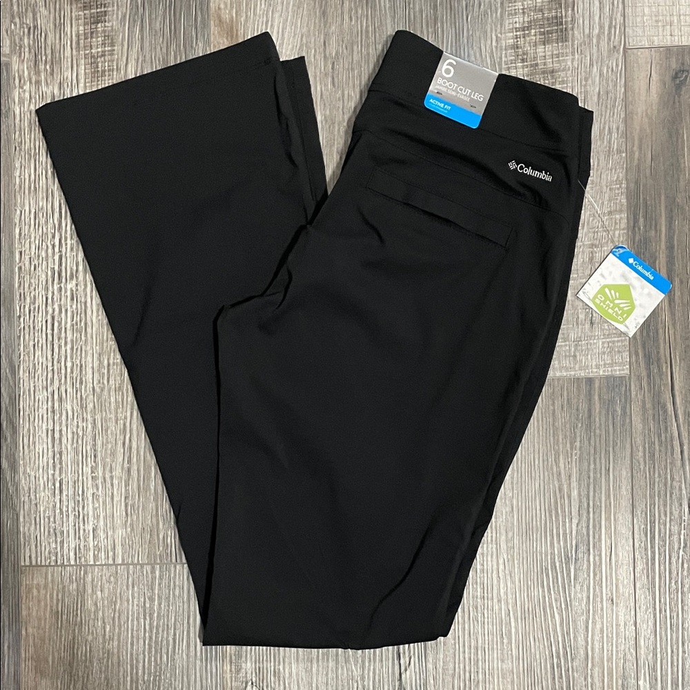Columbia Black Bootcut Performance Pants